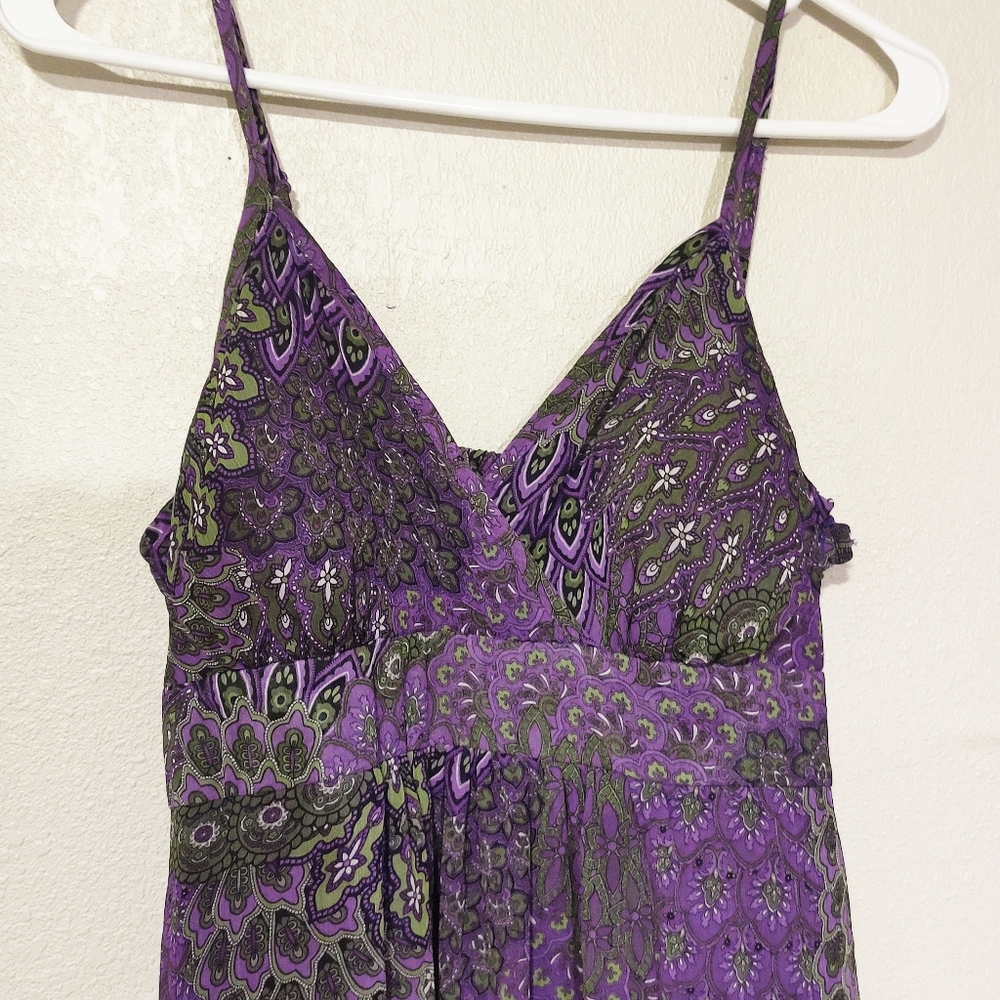 EUC Purple Size M Maxi Dress Summer Spring Cute